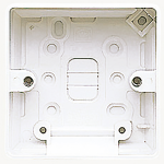 MK K2031WHI LOGIC 1G 44MM SURFACE PATTRESS BOX