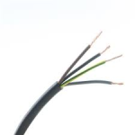 CABLE 3184Y 1.5MM 4CORE PVC FLEX BLACK 100MTR DRUM