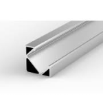 AURORA EN-CH1042 ALUMINIUM ANGLED PROFILE CHANNEL 2MTR