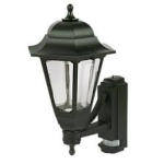 ASD CL/BK100P BLACK PIR COACH LANTERN