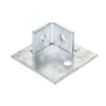 STRUT SINGLE BASE PLATE 2 HOLE WRAP AROUND FIXING FB-106