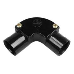 MITA PIE20B 20MM INSPECTION ELBOW BLACK PVC