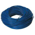 3MM PVC SLEEVING BLUE 100MTR
