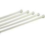 CABLE TIE 100X2.5MM WHITE PVC PACK OF 100