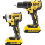 DEWALT DCK2059D2T 18V COMBI & IMPACT DRILL TWINPACK