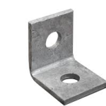 STRUT SINGLE BASE PLATE 1 HOLE /1 HOLE L BRACKET FB-105