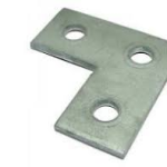 STRUT FLAT L SHAPE BRACKET 3 HOLE FB-126