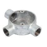 CONDUIT FITTINGS 20MM TEE BOX GALV