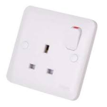 SCHNEIDER LISSE GGBL3010 1G SP SWITCHED SOCKET