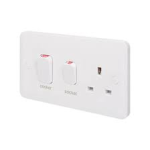 SCHNEIDER LISSE GGBL4001 45A DP COOKER UNIT SOCKET&LEDS