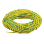 3MM PVC SLEEVING GREEN/YELLOW 100MTR