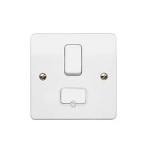 MK K330WHI LOGIC 13A DP SWITCH SPUR BASE FO