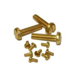 BPR412 M4X12MM BRASS SLOTTED PAN HEAD SCREW 100PK