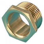 CONDUIT FITTINGS 25MM MALE BUSH LONG REACH BRASS