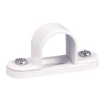 DELIGO SB20W 20MM STEEL SPACER SADDLE WHITE POWDER COATED