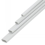 MITA OVL20W 20MM OVAL CONDUIT WHITE PVC 3MTR LENGTH
