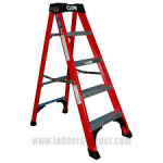 ELEX/8STEP 8 TREAD FIBREGLASS STEP LADDER BS EN131