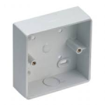 BENDEX SB1RC 1G 32MM RND CORNER UNIVERSAL ENTRY PVC BOX