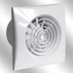 ENVIROVENT SIL100ST 100MM AXIAL FAN+TIMER SILVER SILENT