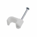 UNICRIMP QFWC4 FLAT WHITE CLIP 1-1.5MM T&E 100PK
