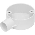 MITA 25CJB2W 25MM WHITE END BOX PVC