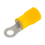 YELLOW 5MM RING TERMINAL 100PK QYR5